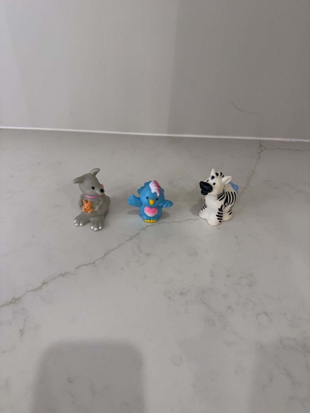 Vtg. Fisher Price Little People Zoo Animals set of 3